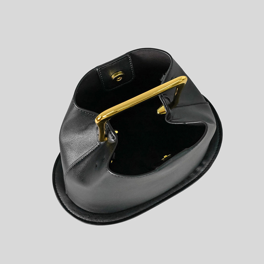 Sculptural Handle Handbag