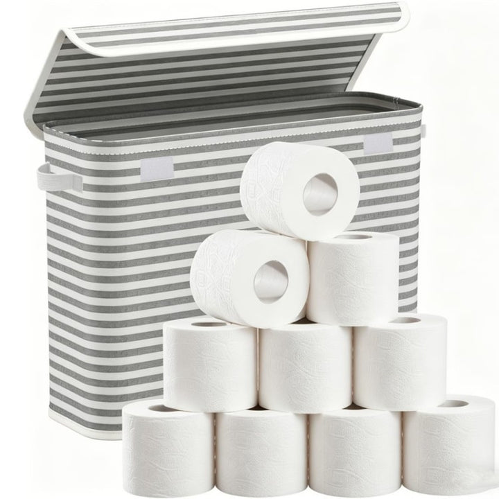 Multifunctional laundry storage box with bamboo lid Kalsten