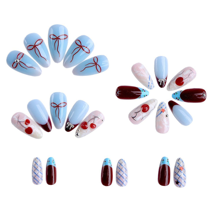 Artistic Decorative Press-On Nail Tips Kalsten