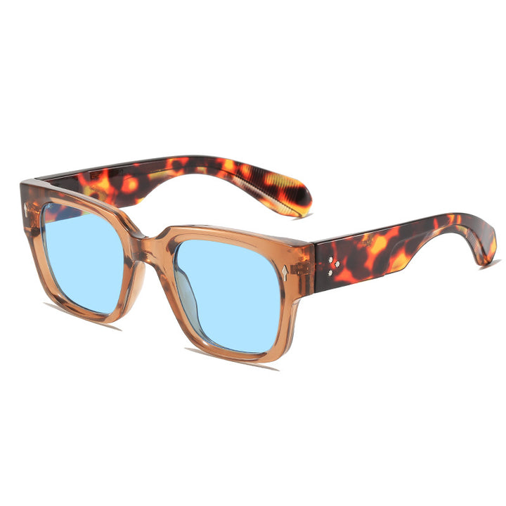 Bold Chunky Vintage Square Sunglasses Kalsten