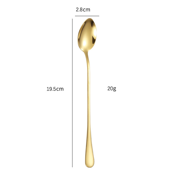 Elegant teaspoon with polished gold surface Kalsten