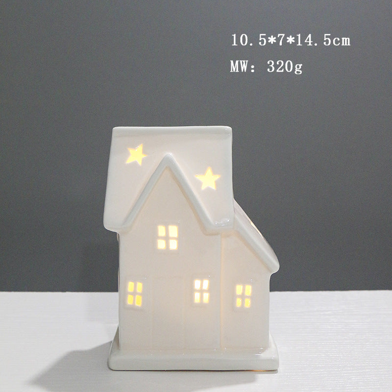 Ceramic House-Shaped Night Light Kalsten