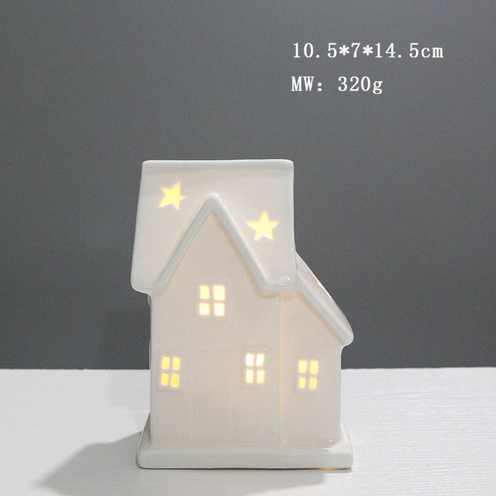 Ceramic House-Shaped Night Light Kalsten
