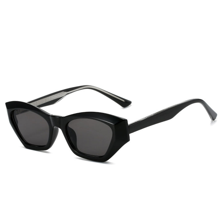 Ladies Cat-Eye Sunglasses with Modern Transparent Accents Kalsten
