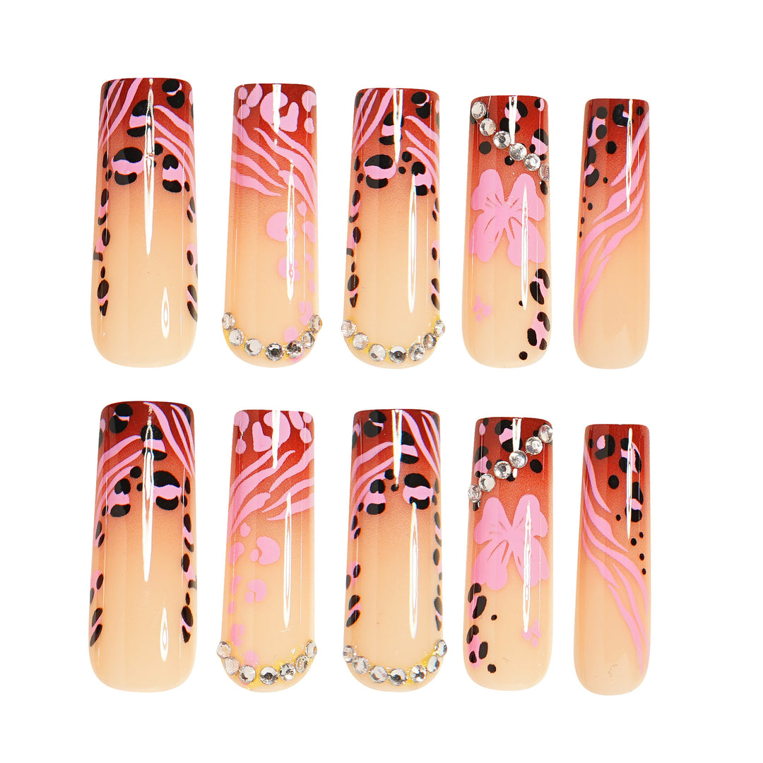 Artistic Press-On Nail Art Tips Kalsten