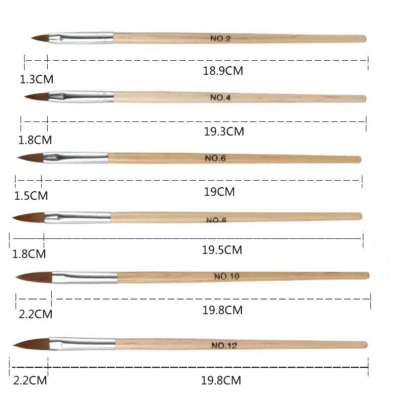 Nail Art Detailing Brush Collection Kalsten