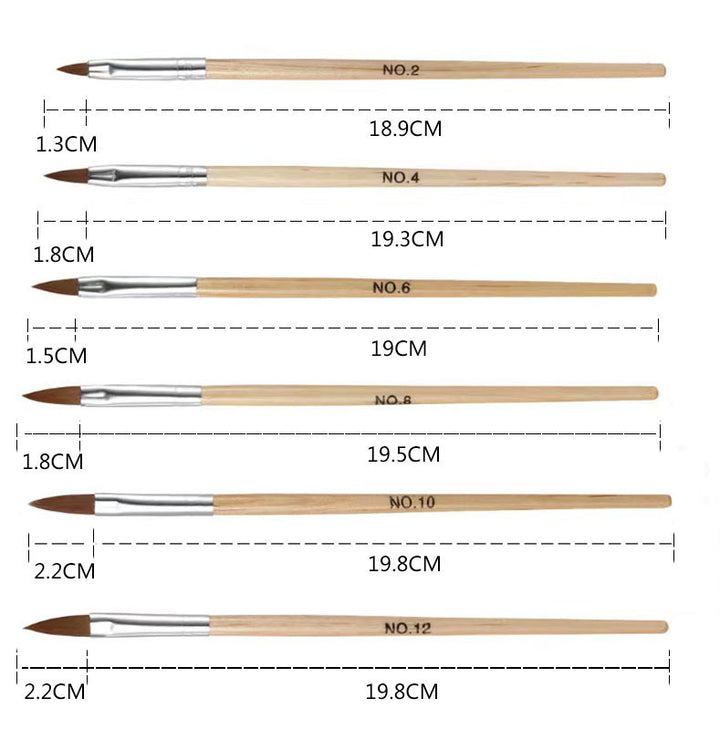 Nail Art Detailing Brush Collection Kalsten
