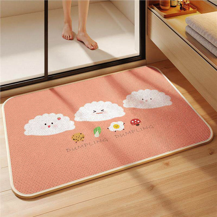 Cute Animal-Themed Non-Slip Bath Mat for Bathroom