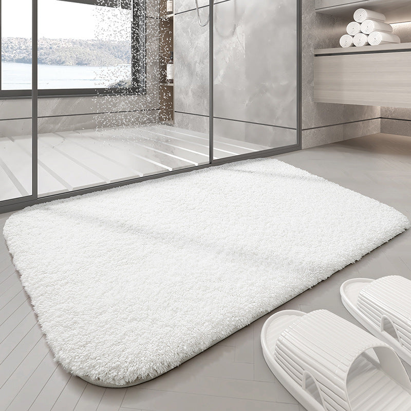 Plush Bathroom Area Rug