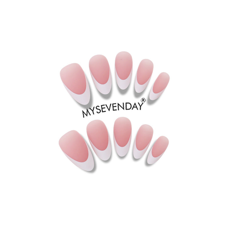 Elegant French Tip Nail Set Kalsten
