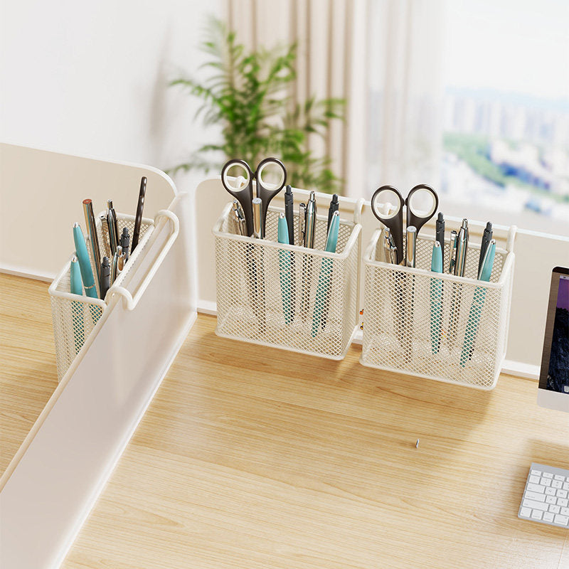 Hanging Mesh Desk Pen and Stationery Caddy Organizer