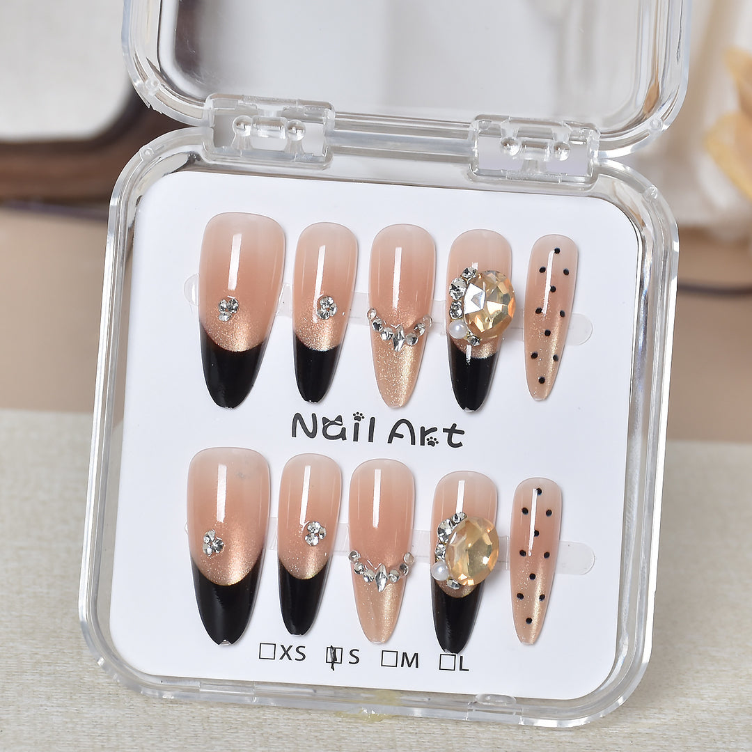 Premium Glamorous Press-On Nail Extensions Kalsten