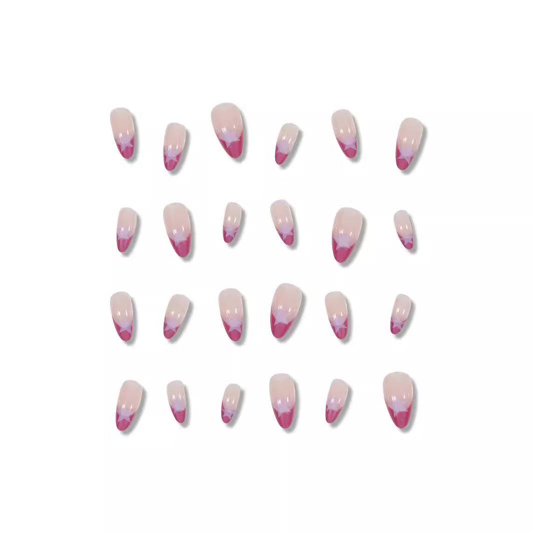 Star-Detail Stiletto Press-On Nails Kalsten