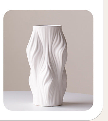 Textured Decorative Ceramic Vase