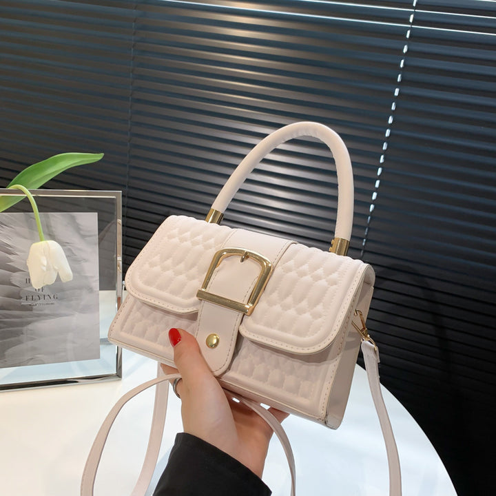 Quilted Structured Handbag