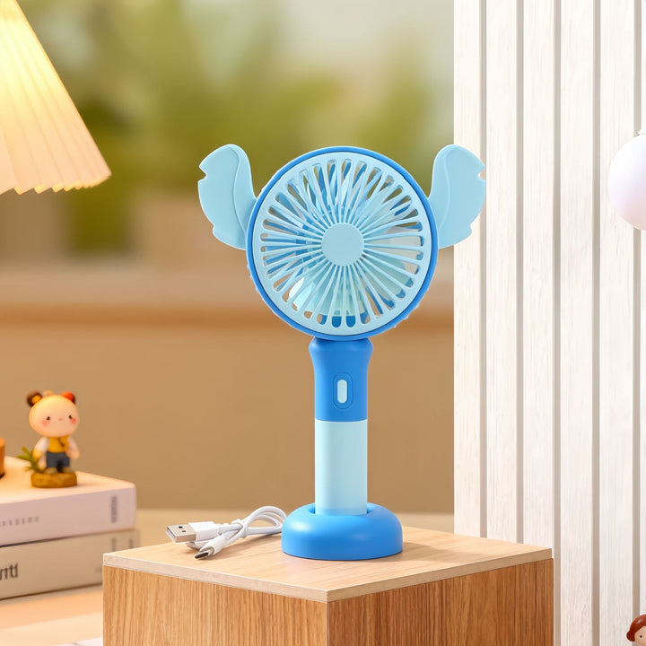 Ladies Portable Hand Fan with Funny Animal Design Kalsten