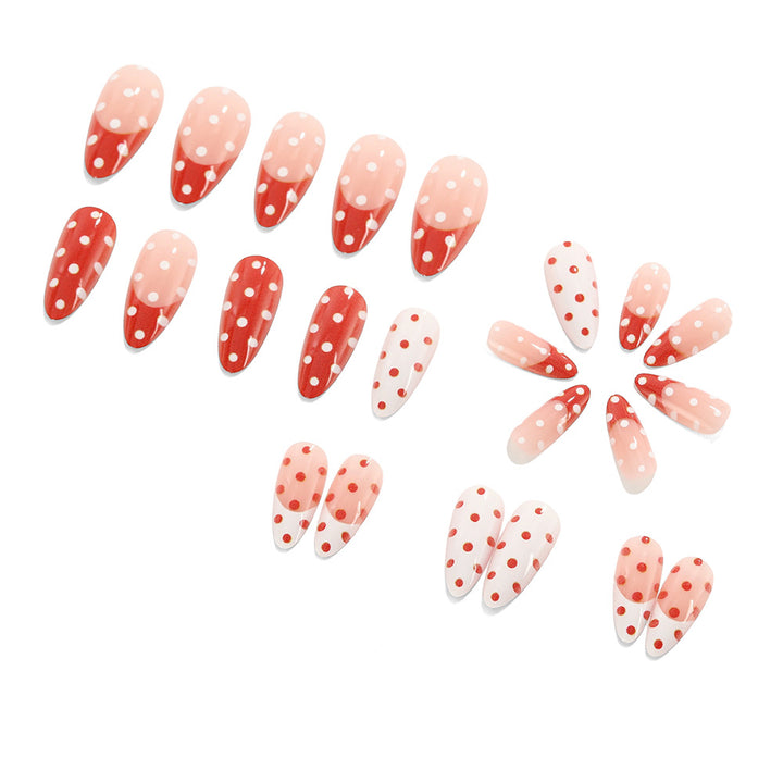 Artificial nails with dots Kalsten