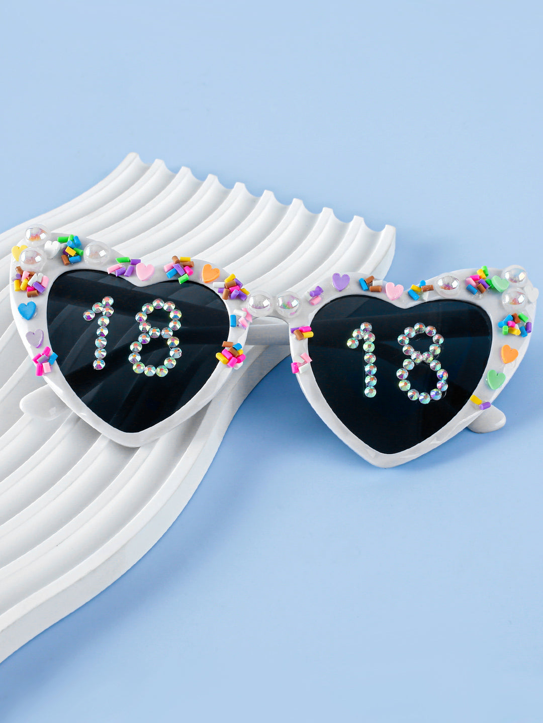 Decorative Celebration Heart-Shaped Sunglasses Kalsten