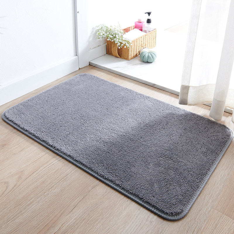 Plush Bathroom Floor Mat