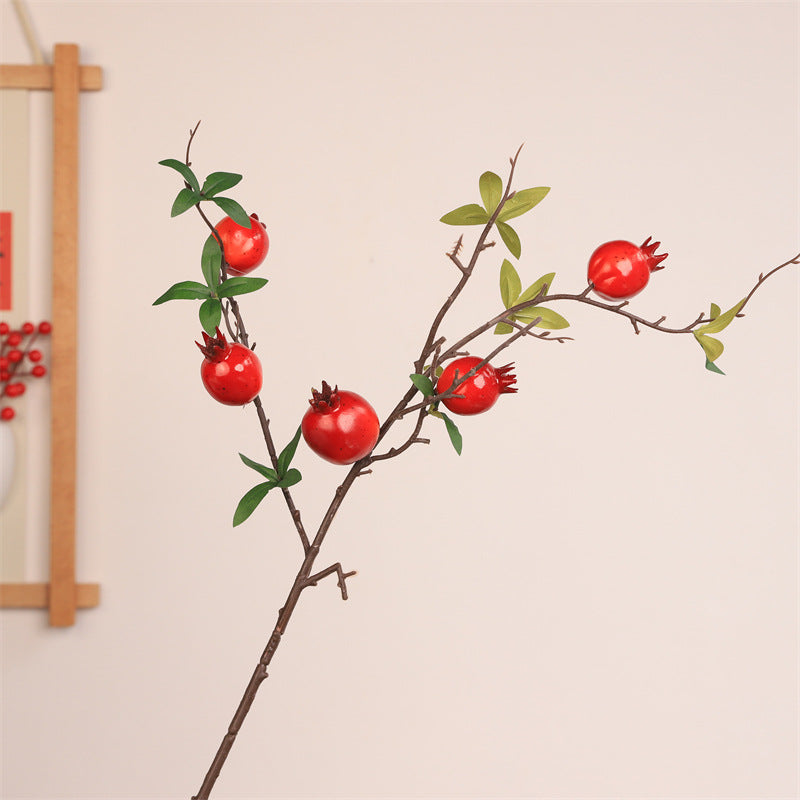 Decorative Pomegranate Branch Arrangement