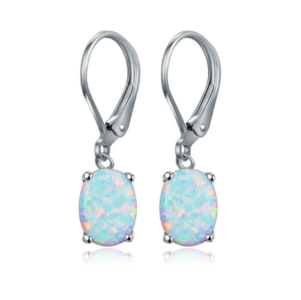 Opal-Embellished Dangle Earrings Kalsten