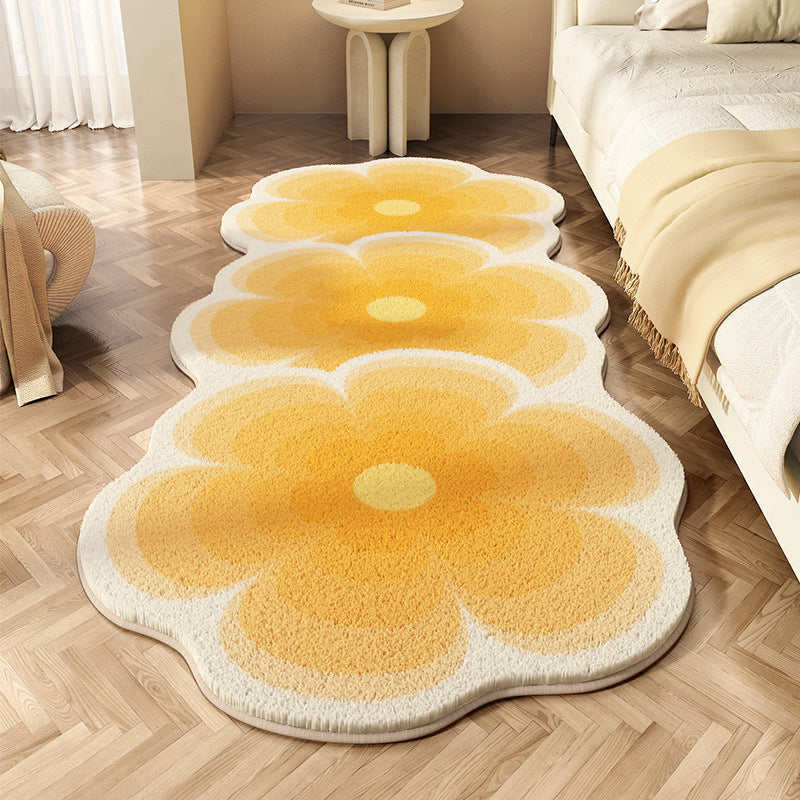 Soft Floral Area Rug