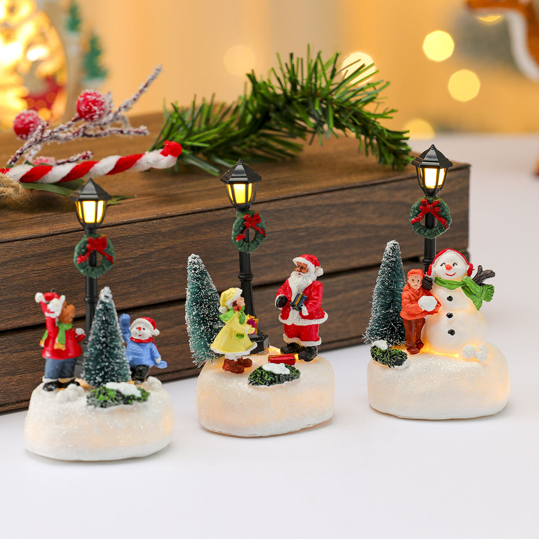 LED Light-Up Snowman Figurine Kalsten
