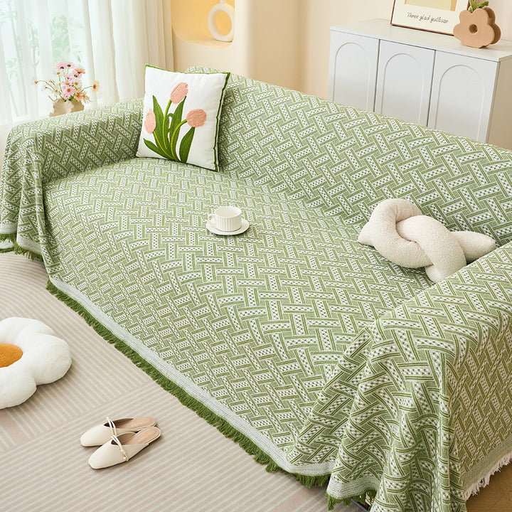 Stylish Woven Sofa Throw Blanket