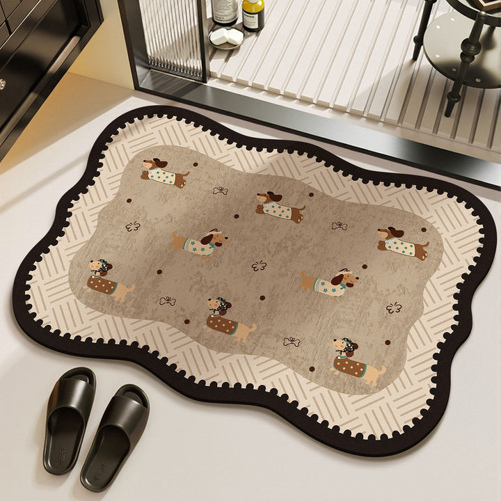 Fun Pet-Themed Bath Mat