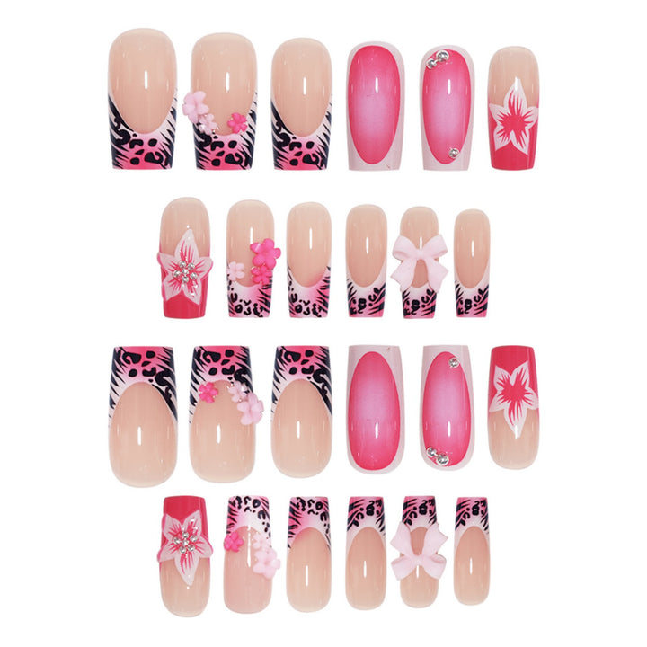 Decorative Floral Nail Art Extensions Kalsten