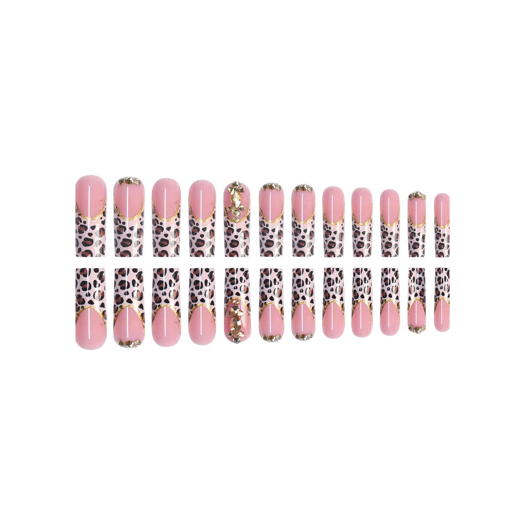Luxury Leopard Print Press-On Nail Extensions Kalsten