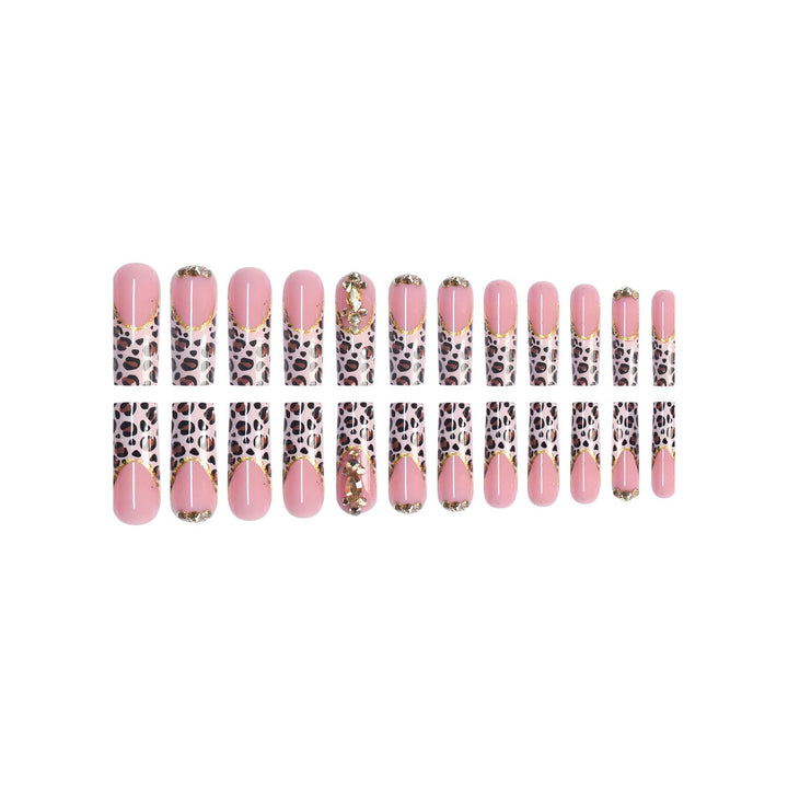 Luxury Leopard Print Press-On Nail Extensions Kalsten