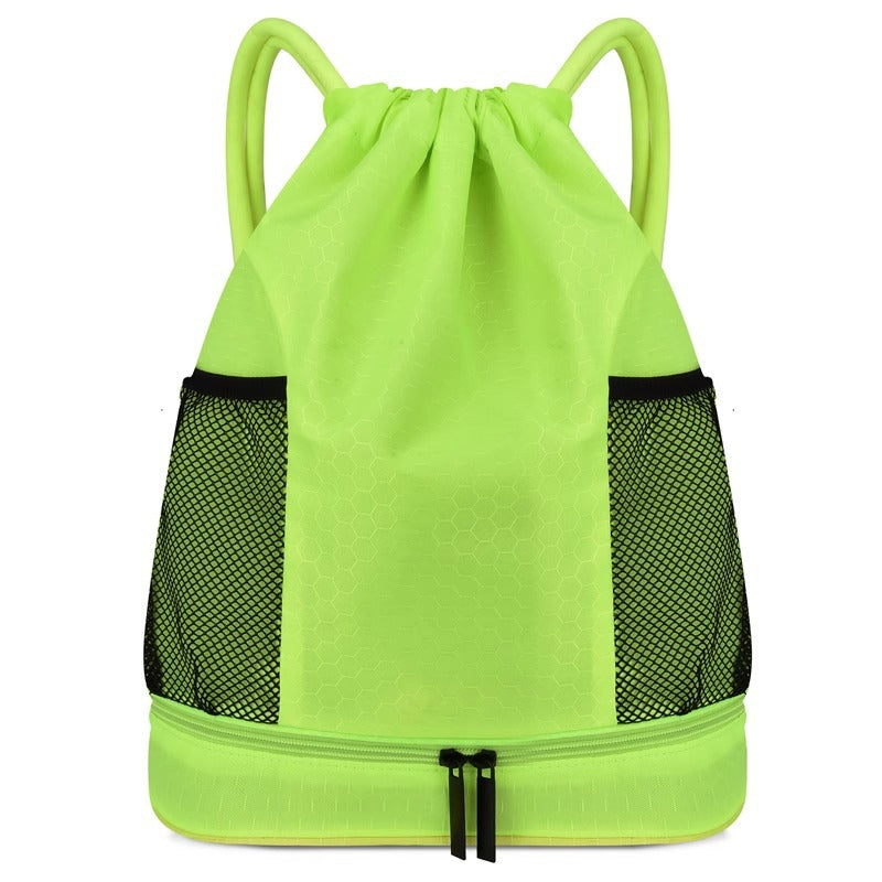 Lightweight Hexagonal Pattern Drawstring Backpack Kalsten