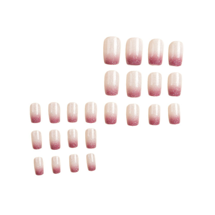 Ombre Glitter Acrylic Nail Extensions Kalsten