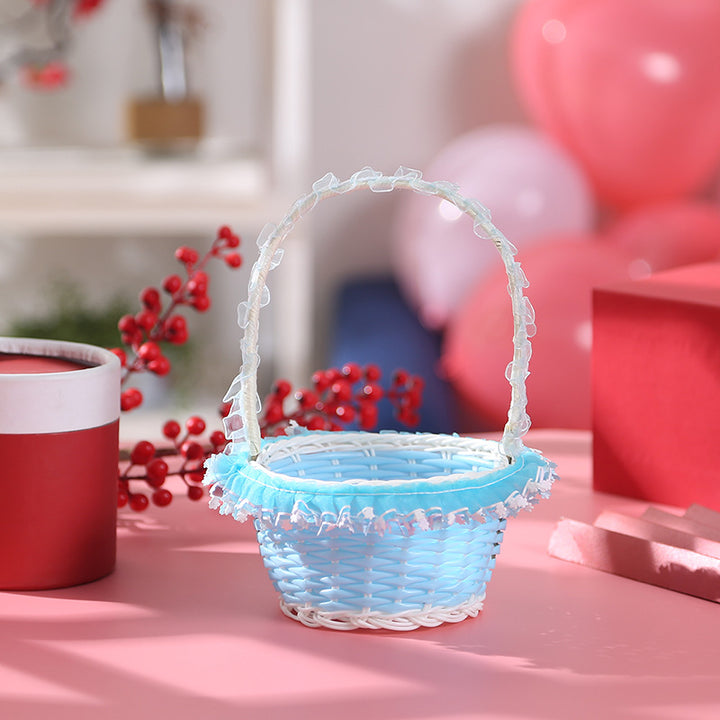 Girls Decorative Woven Easter Basket Kalsten