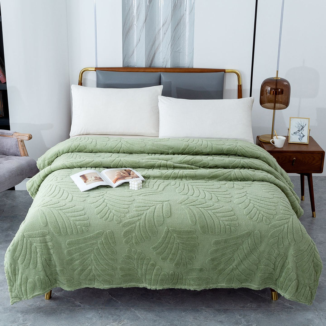 Soft Textured Plush Blanket