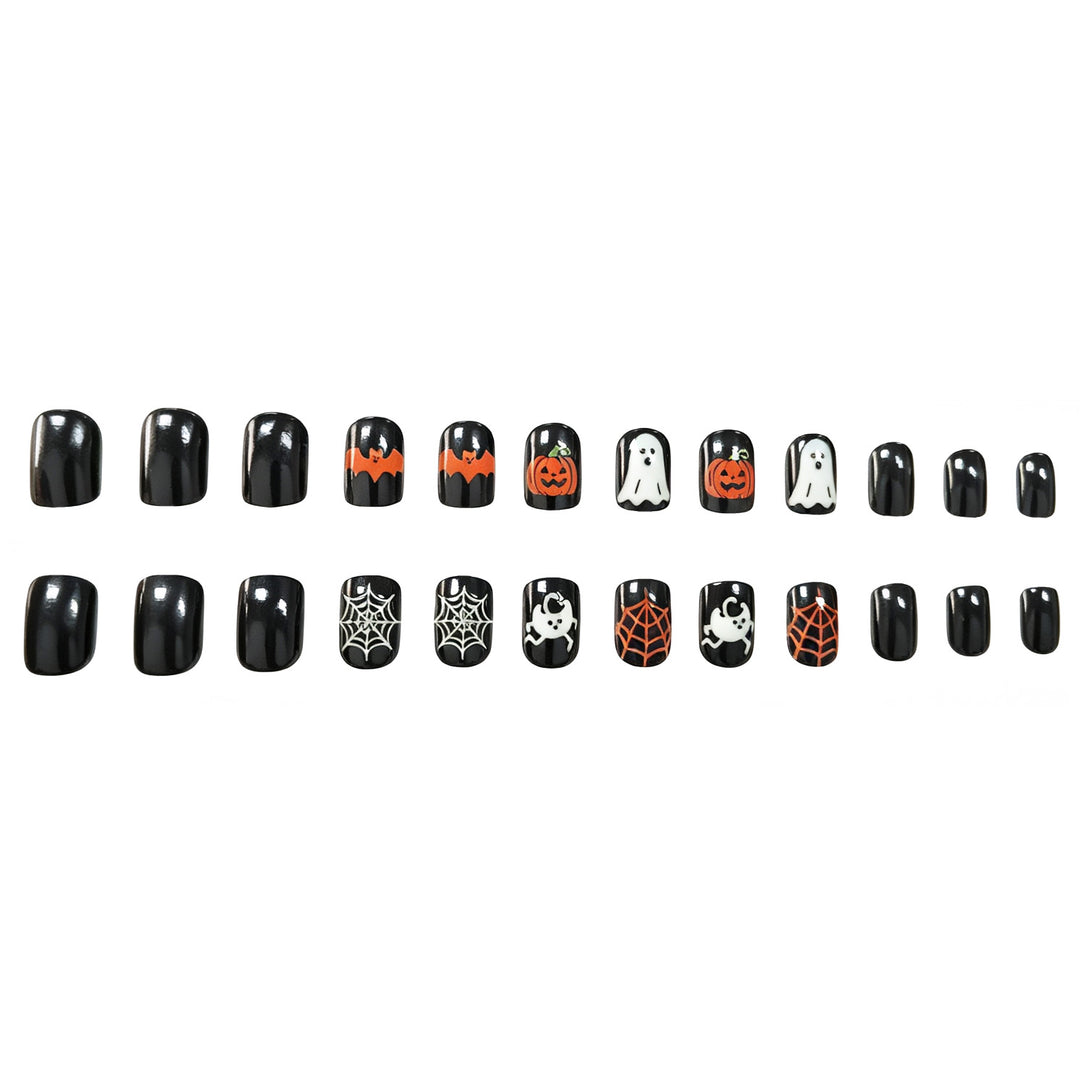 Creative Halloween-Themed Acrylic Nail Art Enhancements Kalsten