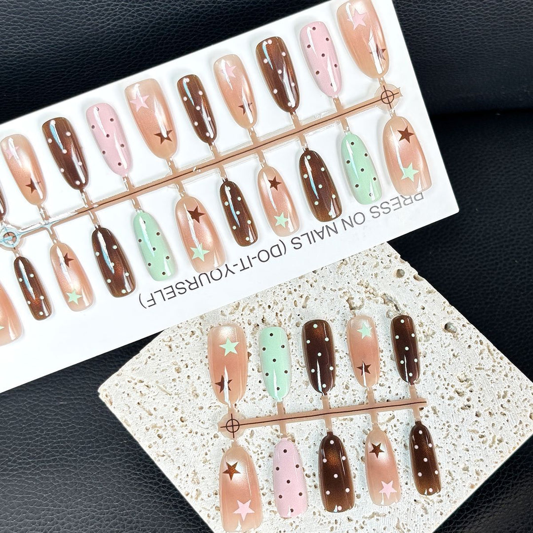 Fashion Press-On Nail Set Kalsten