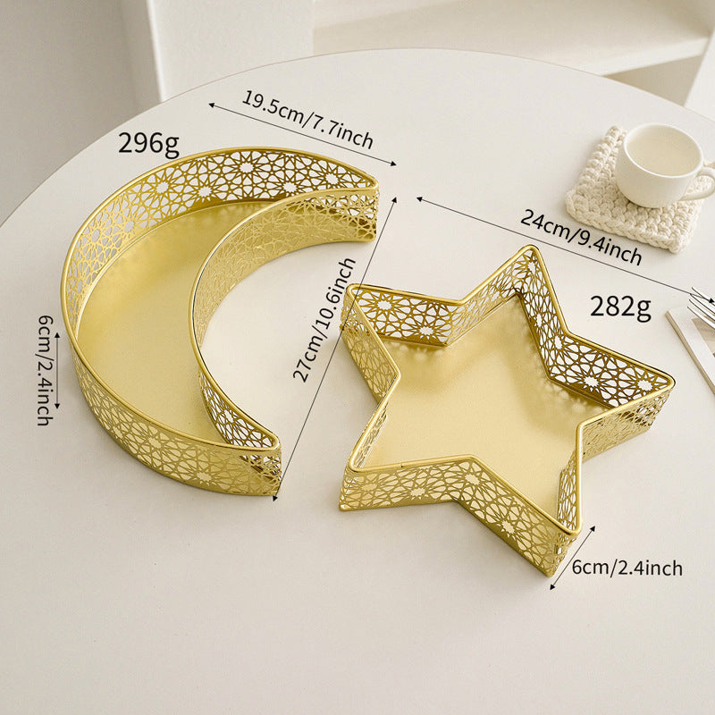 Elegant metal candle holder Kalsten