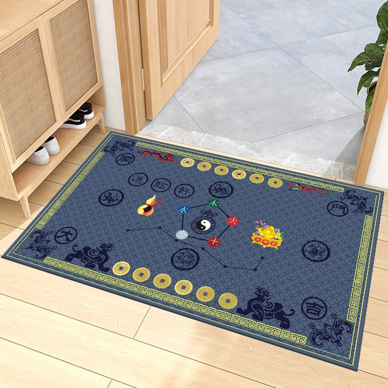 Decorative Zodiac-Themed Area Mat