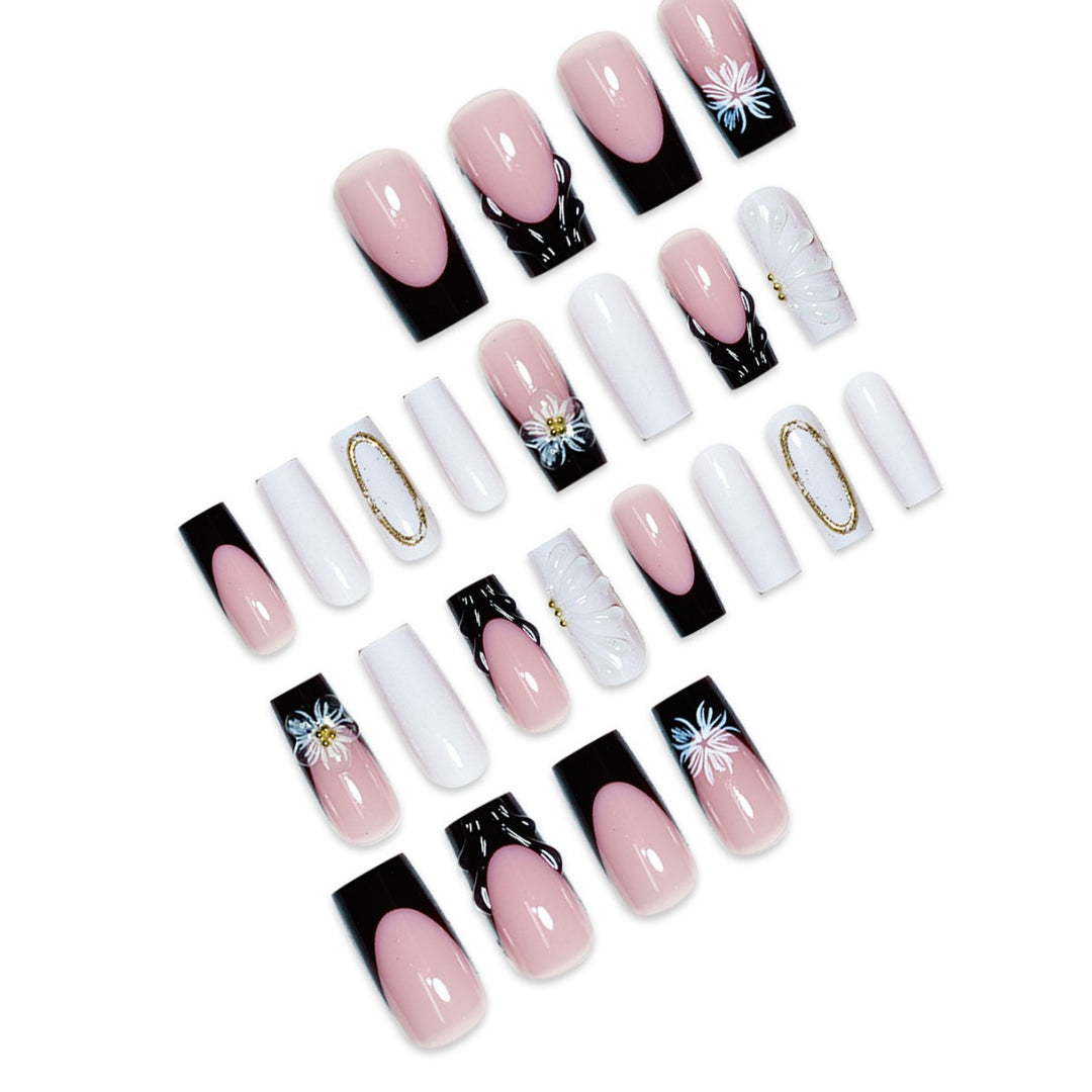 Decorative Flower Nail Art Extensions Kalsten