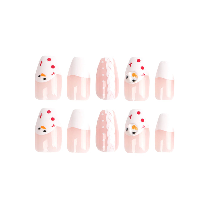 Artful Nail Art in Festive Winter Design Kalsten