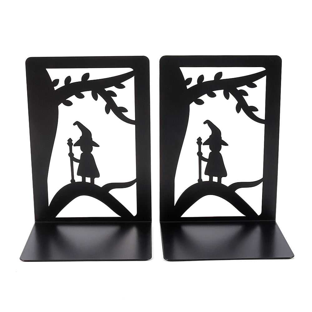 Artistic Deer-Themed Book Ends
