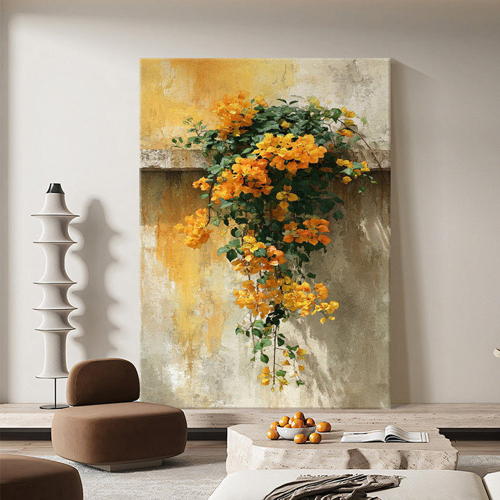 Abstract Nature-Themed Canvas Artwork