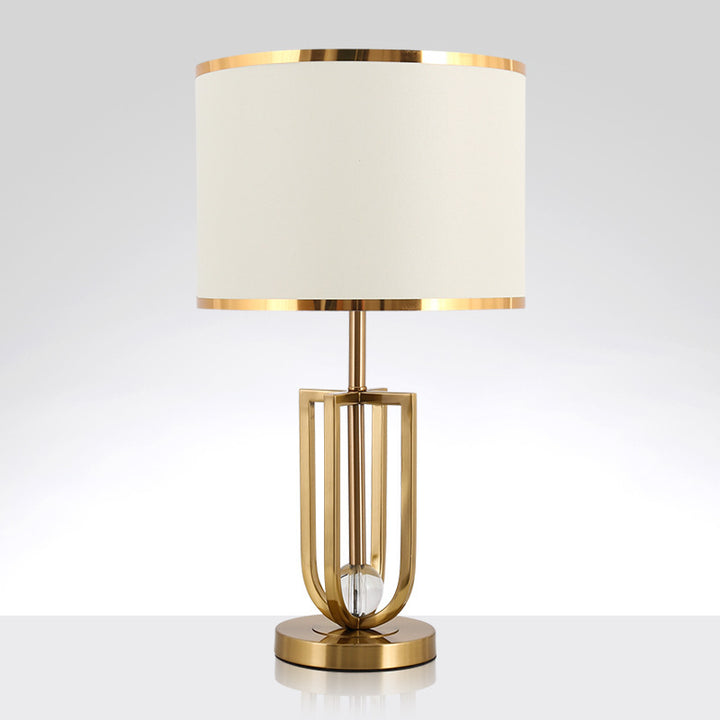 Modern Decorative Table Lamp with Gold Accents
