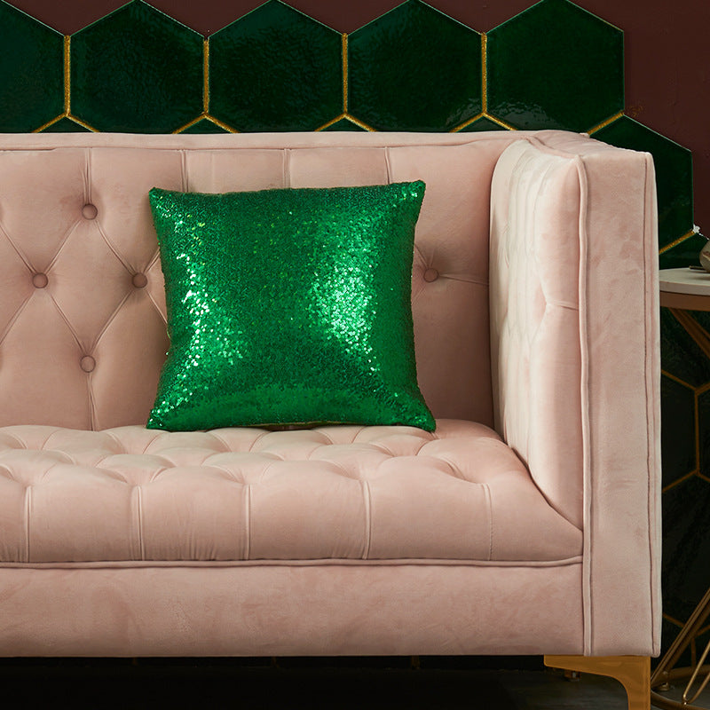 Sparkling Sequin Decorative Pillow
