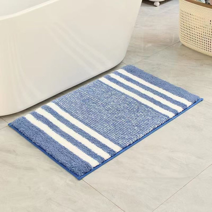 Textured Striped Bath Mat Kalsten