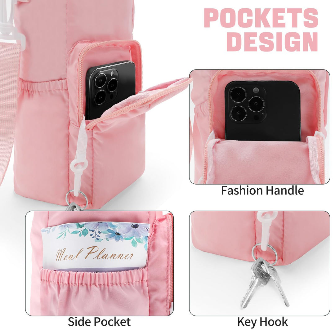 Stylish water bottle bag with compartments Kalsten