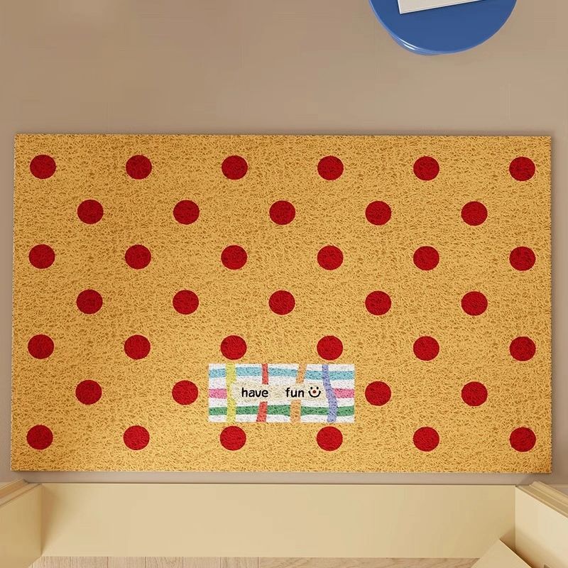 Colorful Polka Dot Doormat Kalsten