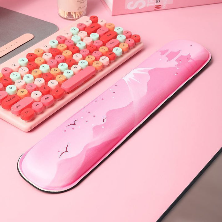 Aesthetic Mouse Pad with Wrist Support